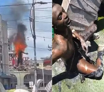 Man Set Himself on Fire in Mombasa Over the High Cost of Living
