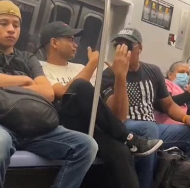 Meanwhile in the New York subway.