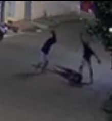 man beaten and left in the street