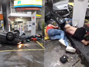 Three Killed After Brutal Accident At The Gas Station (Full)