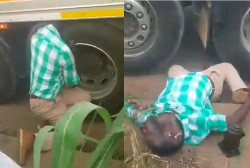 Driver Killed By Own Truck When He Fixed The Wheel