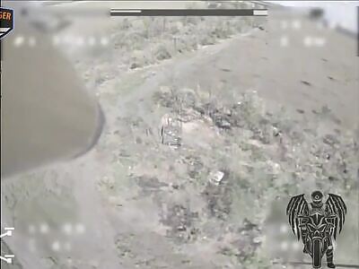 Ruzzian Armor Submits After FPV Drone Strike