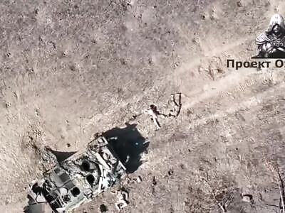Strike Drone Finnishes off wounded Ukrops 