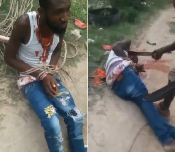 Tied Up Man Gets Killed And Set On Fire By Gangsters