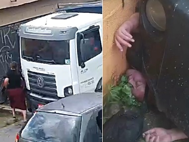 Sudden Death: Truck Kills A Woman In A Second
