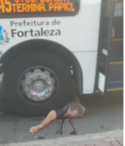 Geesh, Man Crushed by Bus.