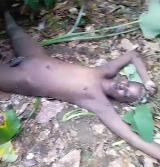 Tranny Rotting Dead Body Who was Killed and Dumped in Forest.