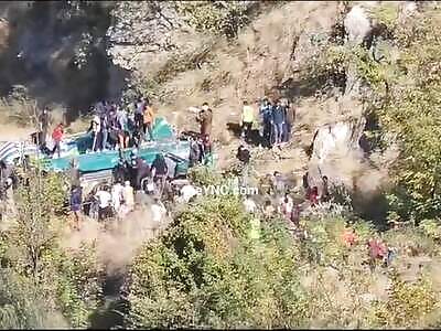 36 people died when a bus plunged into a gorge.