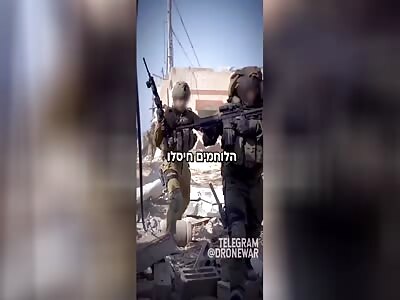 VERTICAL FOOTAGE OF IDF OPERATIONS IN GAZA (I)