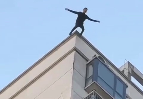 Another Depressed Dude Commits Suicide by Jumping from Building. 