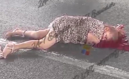 Old woman crashed dead by speeding car 