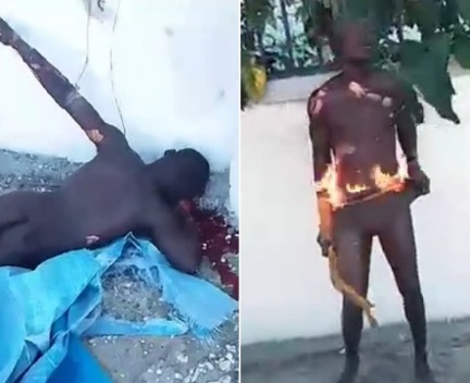 Famous Gangster Burned Alive Ended by Machete to the Head. 
