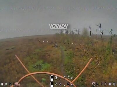 Ukrop Laying In The Dirt Hit By FPV 