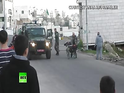 Israeli police officer kicks Palestinian man out of wheelchair