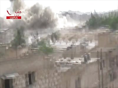Brutal New Pro Government Aviation Strikes on Aleppo
