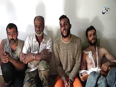 Syrian Regime Soldiers Apprehended by Islamic State Fighters Near Palmyra