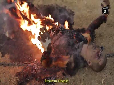 The Burning of Two Turkish Murtadd Soldiers with ENG Subs Now
