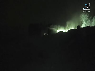 Islamic State Soldiers Fighting the PMU Forces NE of Baiji