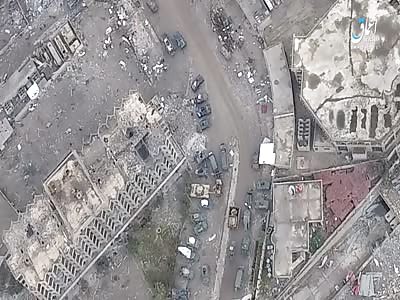 SVBIED Attack on Iraqi Checkpoint recorded by Drone