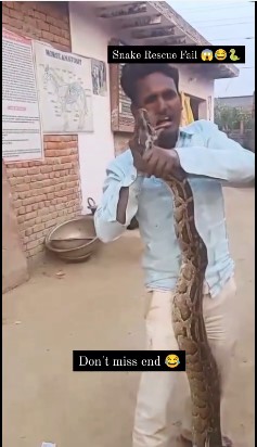damn indian played with a wrong snake