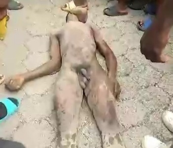 Haitian gang member killed and dragged nude in the city 