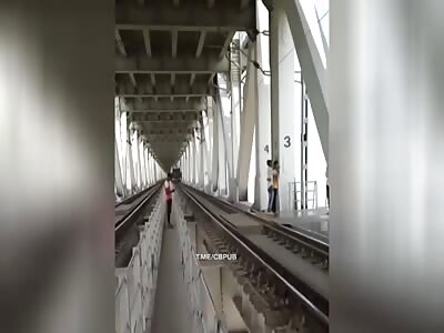 Stupid Never Saw The Train Coming...