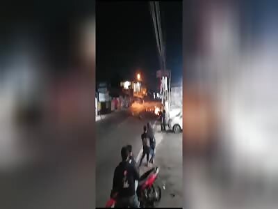 fucked up and brutal, street race ends in death