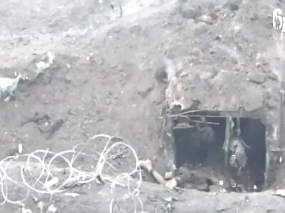Ukrainians hit by Russian artillery 