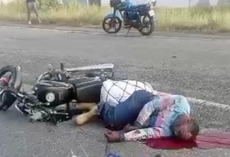 Horrific aftermath of deadly motorcycle accident 