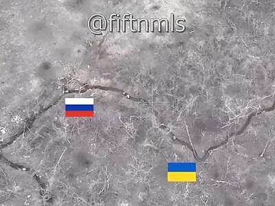 Russian kills 2 ukrops close range 