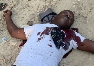 Haitian Thief killed by police 