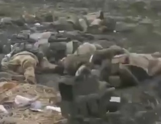 Dead Ukrainian soldiers everywhere 