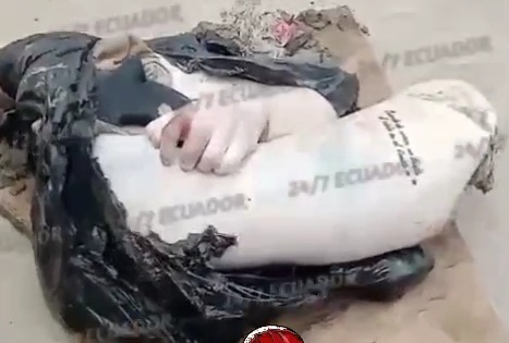 [FULL VID]REMAINS OF HUMAN BODY STUFFED IN BAG AND IN STATE OF DECOMP