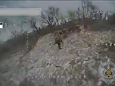 Lone russian hit by a FPV