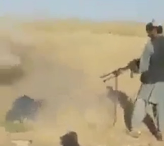 Machine Gun Executions in the Desert