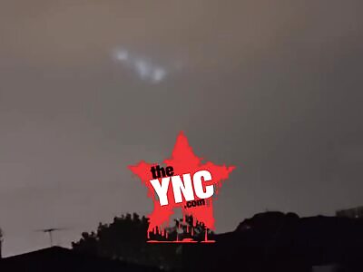 UFO in the Night Sky over Sydney