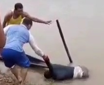 MAN is FOUND DROWNED and with SIGNS of TORTURE