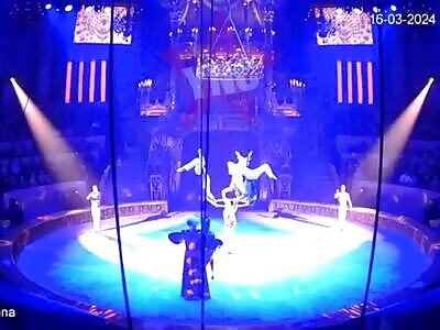 Circus Gymnast Falls During Performance