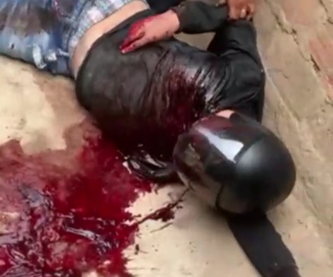 Motorcyclist executed by sicario and his motorcycle robbed 