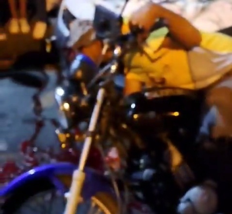 Young man riding his motorcycle executed by sicario 