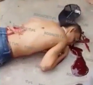 Young man executed by sicario in babahoyo Ecuador 