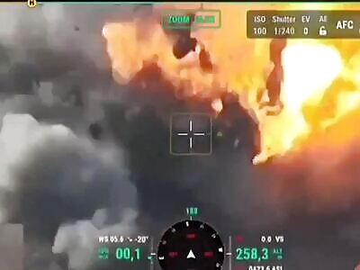 Russians Catapulted by Brutal Explosion