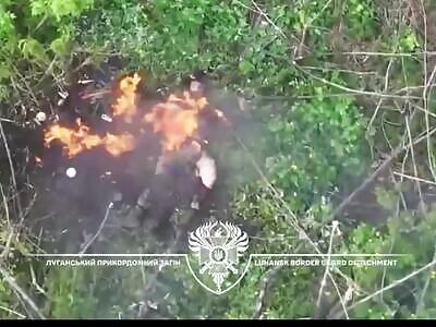 Drone-Bombed Invader in Agony Caught in Hellfire