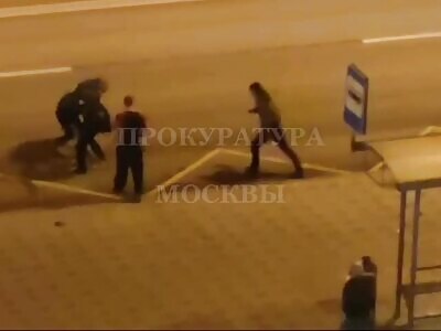 Moscow Streets—Nighttime Quarrel with Vile Stabbing