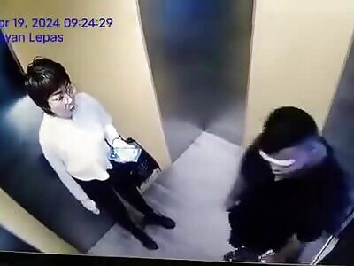 Chinese Woman Pours Hot Water On Disabled Person In Elevator