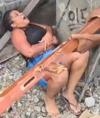 Gang Members Beat and Torture Woman In the Favelas