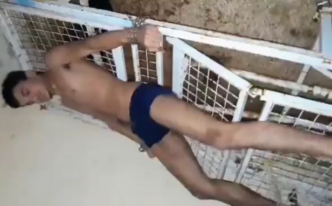 Iraqi tortured on the IRON ELECTRIC BED