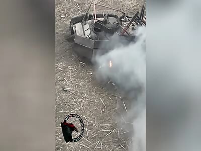 Execution of two occupiers by FPV
