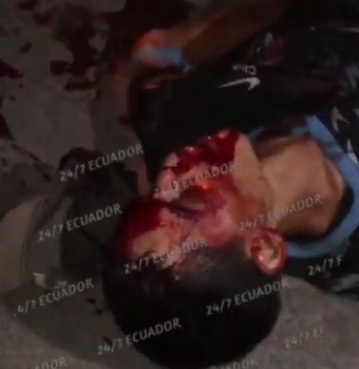 Young man executed by sicario in Guayaquil Ecuador 