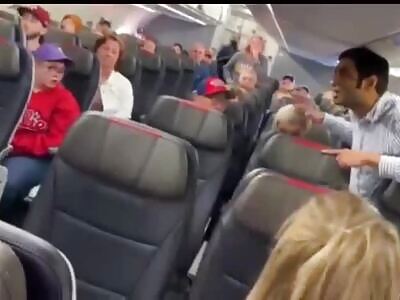 Shit-Talker Mowgli Gets Manhandled on Airplane by Masters